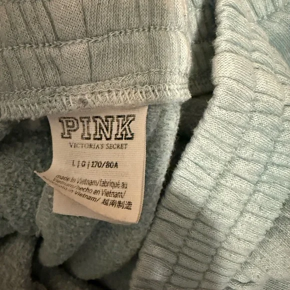 PINK Victoria's Secret Women’s Light Blue Sweatpants - Picture 4 of 4